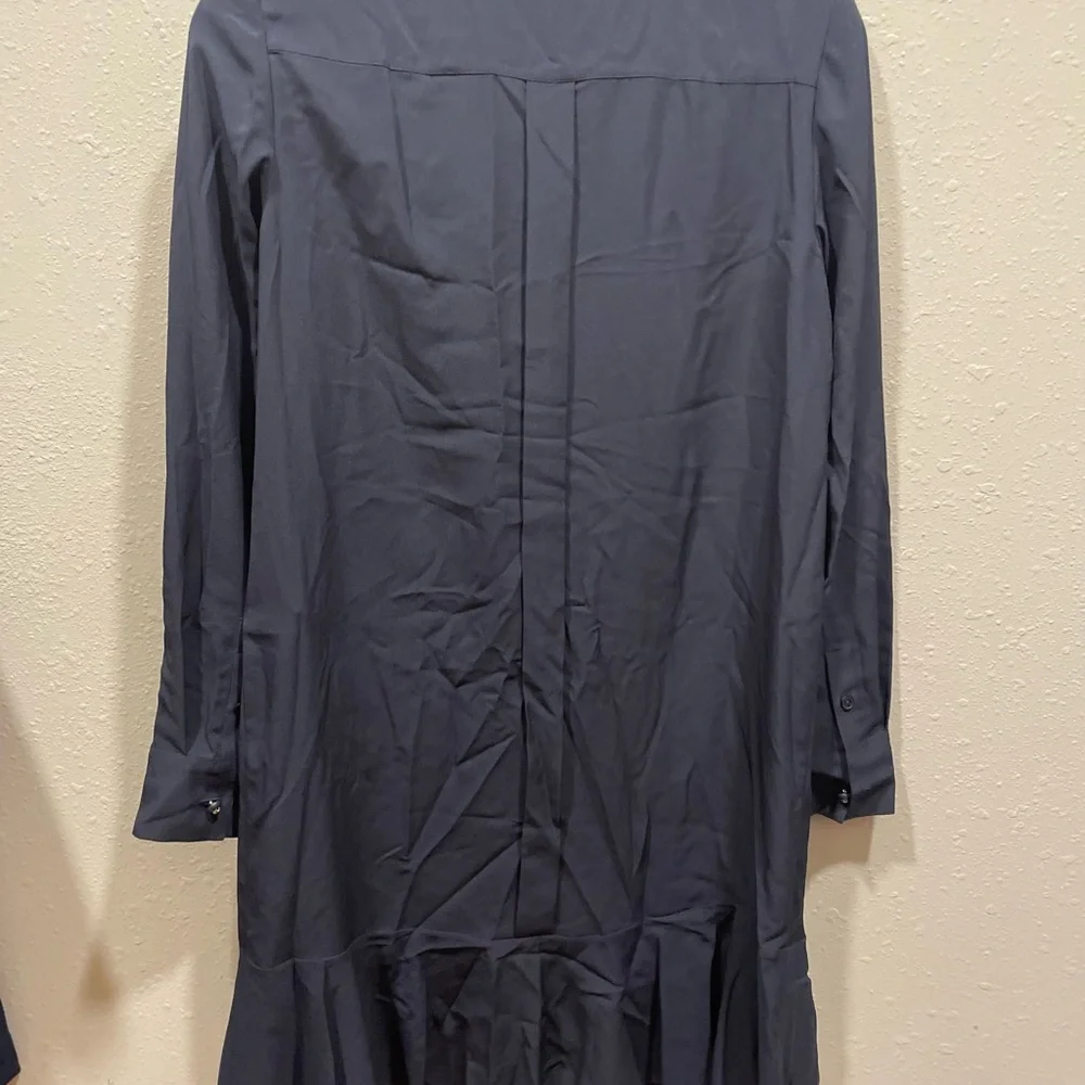 Tory Burch Midnight Blue Ruffle Dress - Picture 4 of 5